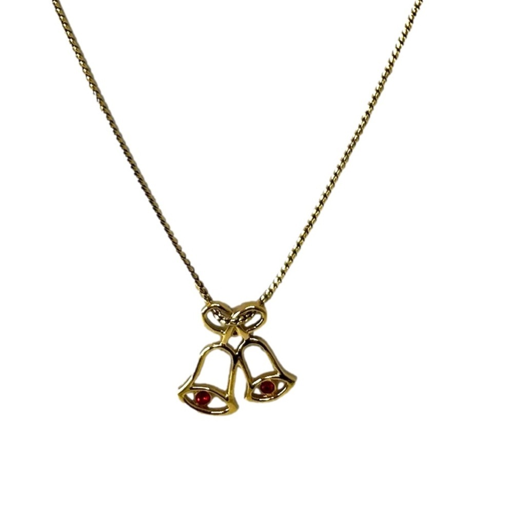 Vintage Avon Glowing Bells 18” Chain Pendant Necklace